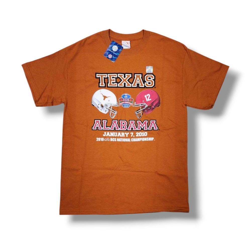 University Co-Op Texas Longhorns‎ National Championship Texas vs Alabama Tee M